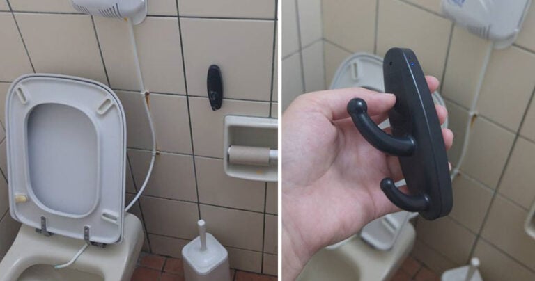 Βρέθηκε σε τουαλέτα ταβέρνας στο Ναύπλιο κρυφή κάμερα με μορφή κρεμάστρας