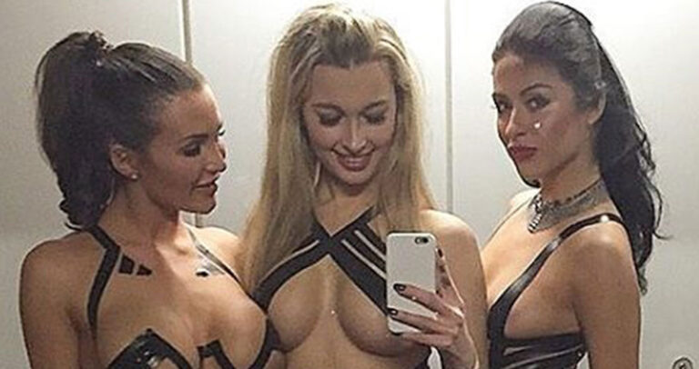 Η νέα πρoκλητική «μόδα» στο clubbing είναι το ντύσιμο μόνο με μονωτική ταινία