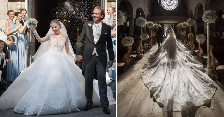 Παντρεύτηκε η 23χρονη κληρονόμος των Swarovski σε νυφικό 500.000 κρυστάλλων