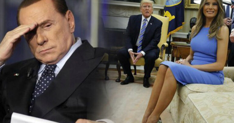 Μπερλουσκόνι: «Αυτό που μου αρέσει στον Τραμπ είναι η Μελάνια»