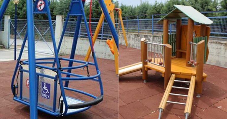 Η πρώτη ελληνική παιδική χαρά για ΑΜΕΑ βρίσκεται στη Λάρισα