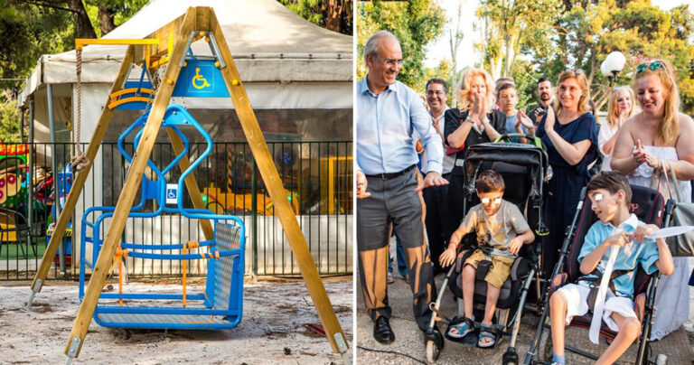 Εγκαινιάστηκε η πρότυπη παιδική χαρά ΑμεΑ στον Δήμο Κηφισιάς