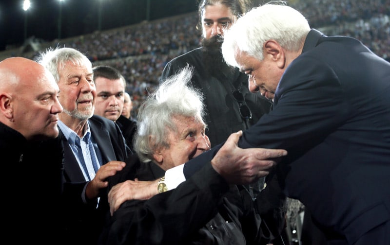 Ο Μίκης Θεοδωράκης στο Καλλιμάρμαρο στη συναυλία προς τιμήν του 7 e75a3f219c5f107c10d70c9d6b77f2f9