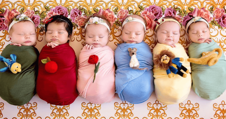 Φωτογράφισε μωρά σαν τις πριγκίπισσες της Ντίσνεϋ και το αποτέλεσμα είναι πανέμορφο