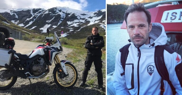 Έλληνας ηθοποιός ταξίδεψε 3.570 χλμ με τη μοτοσικλέτα του στο βορειότερο ακρωτήρι της Ευρώπης