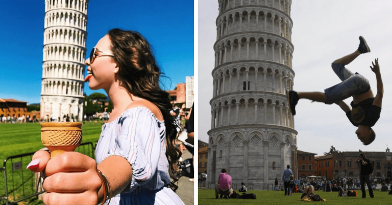Άνθρωποι ποζάρουν στον Πύργο της Πίζας και δημοσιεύουν τις πιο ξεκαρδιστικές φωτογραφίες