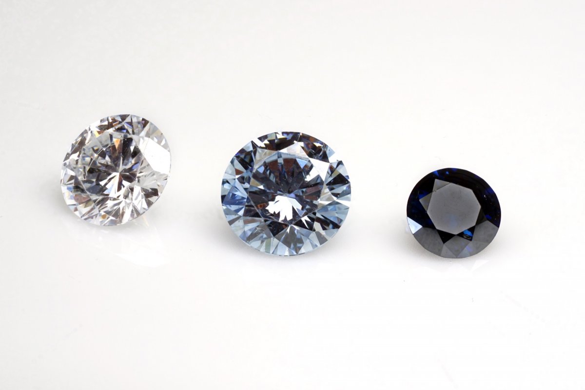 "The diamonds can range from clear to very deep blue," Martoia said. "The more boron, the deeper the blue."