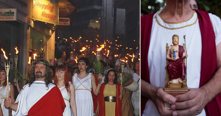 Δωδεκαθεϊστές συγκεντρώθηκαν στον Όλυμπο και ορκίστηκαν πίστη στους δώδεκα θεούς