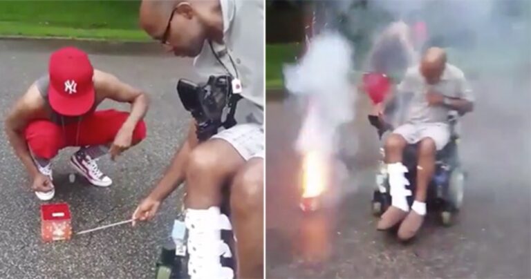 Ήθελε να ρίξει πυροτεχνήματα και να απομακρυνθεί αλλά το αμαξίδιό του δεν έκανε βήμα