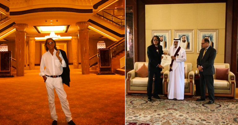 Ο Ψινάκης σε πολυτελές παλάτι στα Ηνωμένα Αραβικά Εμιράτα για την προώθηση της Ελλάδας