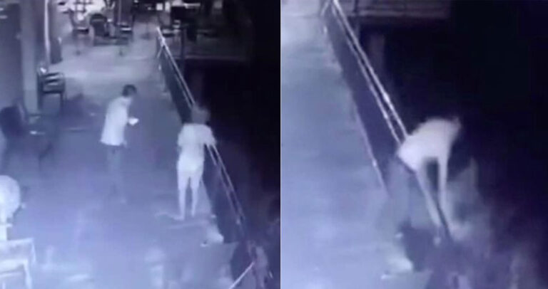 Bίντεο δείχνει άνδρα να πετάει τη γυναίκα του από το μπαλκόνι στην Κίνα