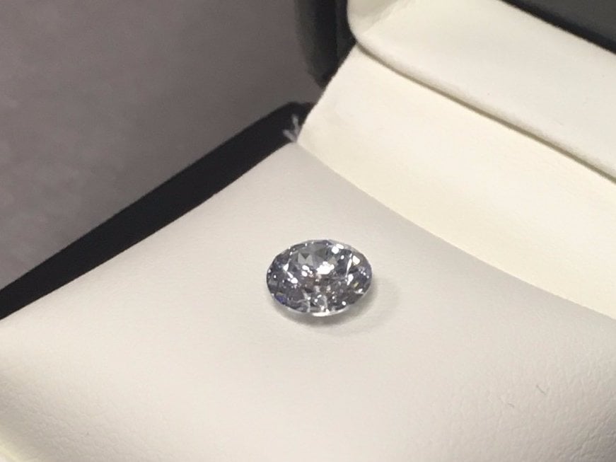 Depending on how big a customer wants his or her diamond to be, it can take six to eight weeks in an HPHT machine to coax graphite to crystallize into a gem. "The larger the diamond, the longer it takes to grow," Martoia said.