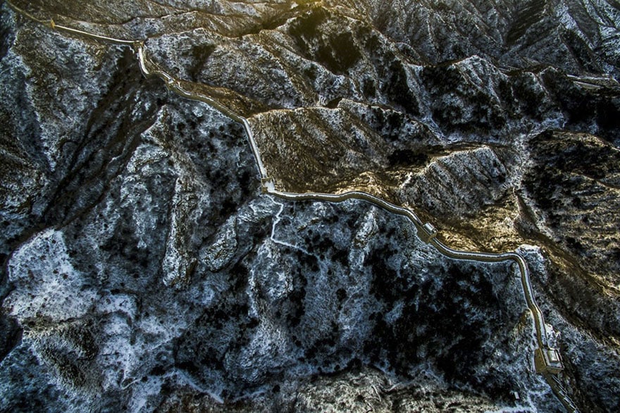 Great Wall In Sunset, Covered With Snow, China (Nature - Finalist)