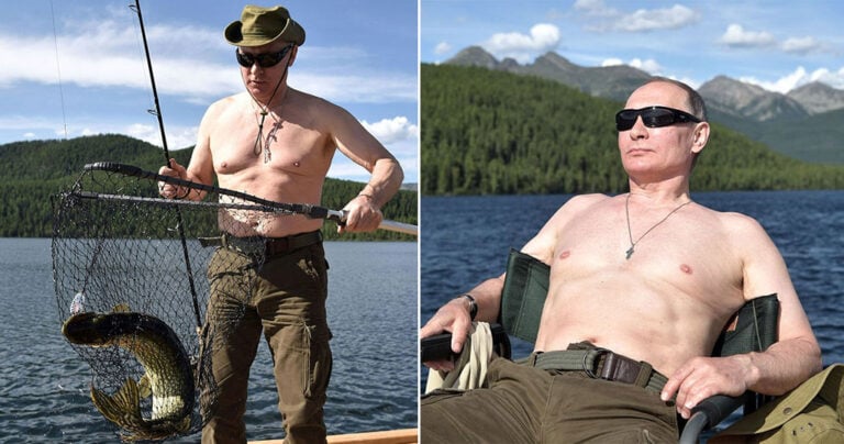 O Πούτιν πήγε για κατάδυση και για ψάρεμα χωρίς μπλούζα και το διαδίκτυο τον αποθέωσε