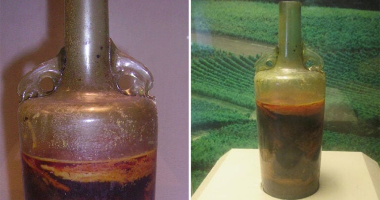 Το παλαιότερο κλειστό μπουκάλι κρασιού παραμένει σφραγισμένο από τον 4ο αιώνα