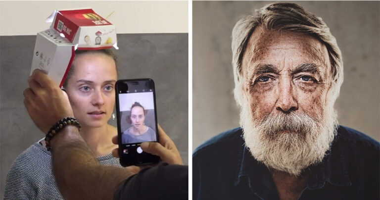 Φωτογράφος χρησιμοποίησε κουτάκι από μπέργκερ κι ένα κινητό για να βγάλει φωτογραφίες