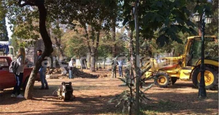 Σκάβουν στο κέντρο της Τρίπολης για θησαυρό από την Τουρκοκρατία