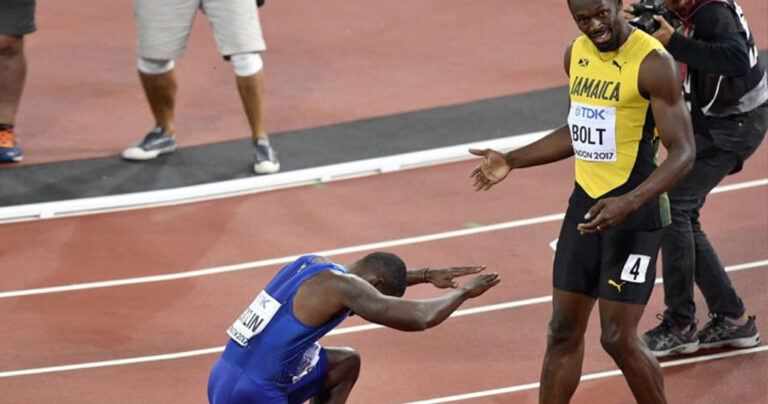 Ο Γιουσέιν Μπολτ έχασε από τον Τζάστιν Γκάτλιν στον τελευταίο αγώνα της καριέρας του