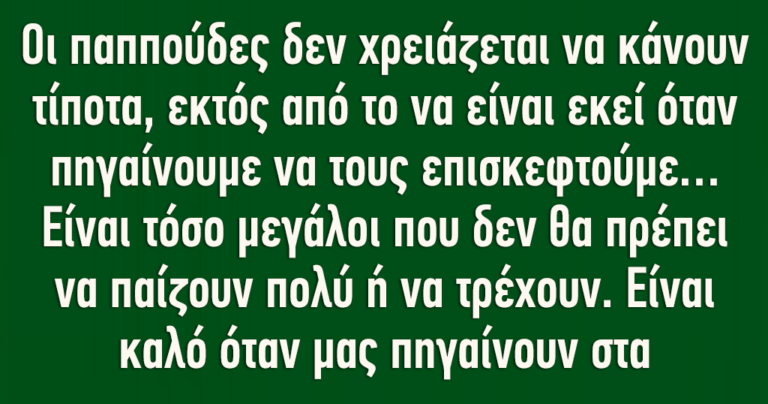 Η εκπληκτική έκθεση ενός 8χρονου για τον παππού και την γιαγιά του