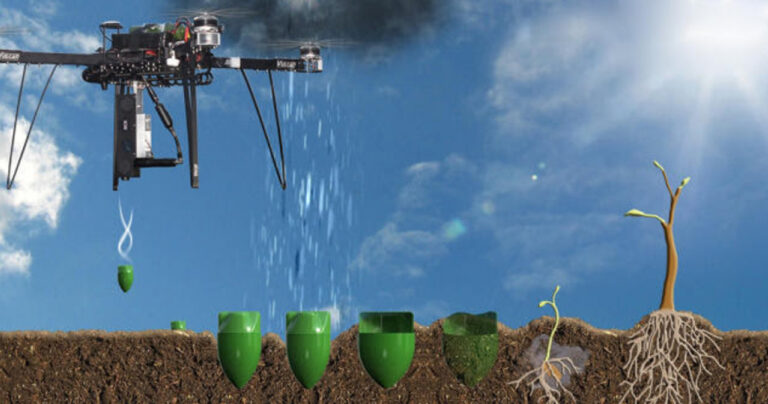 Drones χρησιμοποιούνται για να φυτεύουν ολόκληρα δάση πολύ γρήγορα