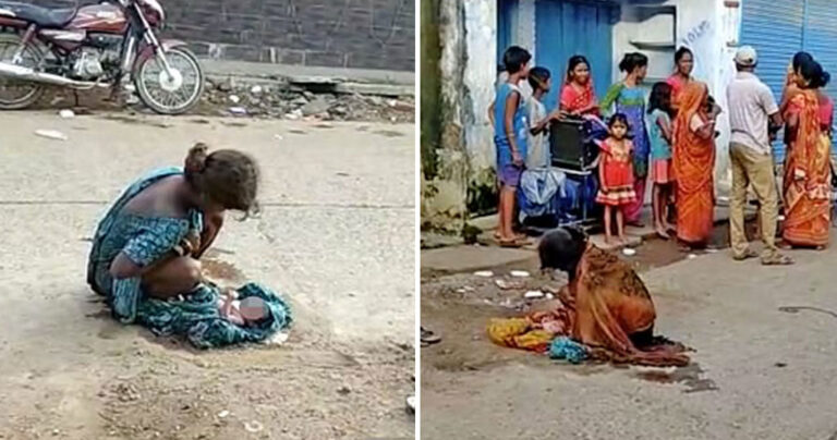 17χρονη στην Ινδία γεννά στη μέση του δρόμου επειδή δεν τη δέχθηκε το μαιευτήριο
