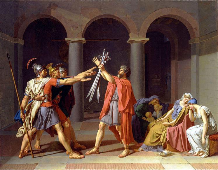 jacques louis david oath of the horatii google art project
