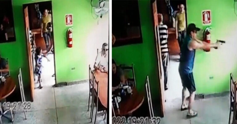 Πληρωμένος εκτελεστής απομακρύνει παιδί πριν πυροβολήσει το θύμα του