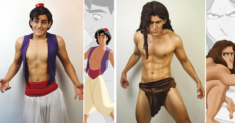 Καλλιτέχνης μεταμορφώνεται με άνεση σε όλους τους χαρακτήρες της Ντίσνεϋ