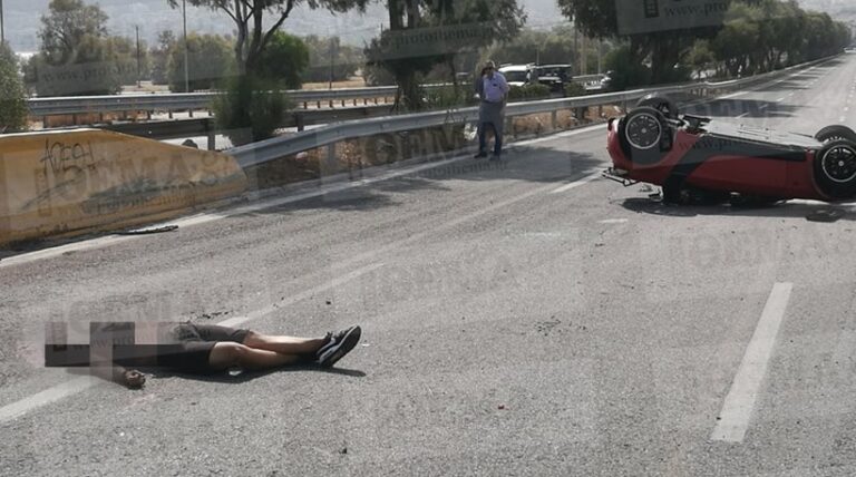 Φωτογραφίες σοκ από θανατηφόρο τροχαίο στη Βάρκιζα