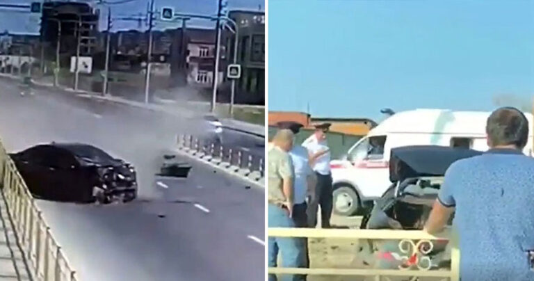 Ρωσία: Το αυτοκίνητο με τους γονείς και την αδερφή της νύφης διαλύεται σε τροχαίο