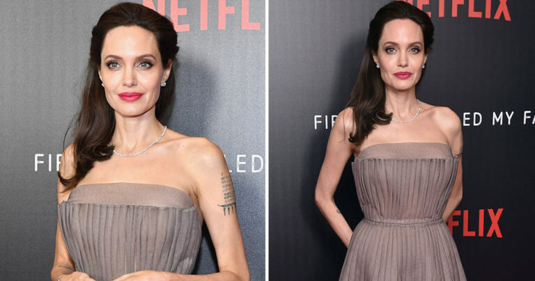 Η Αντζέλινα Τζολί αποκάλυψε τα 20 τατουάζ που έχει στην πλάτη της σε πρεμιέρα ταινίας