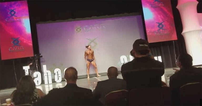 Bodybuilder “έφαγε” τα μούτρα του επιχειρώντας ανάποδο σάλτο