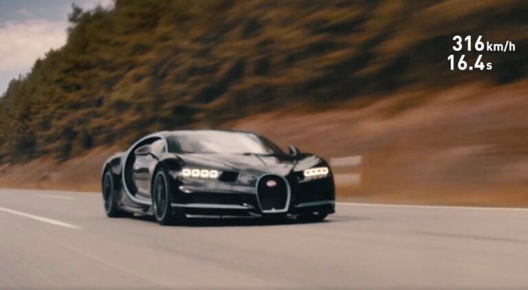 Βίντεο δείχνει πόσο εύκολα η Bugatti Chiron πιάνει τα 400 χλμ/ώρα σε λιγότερο από 33 δευτερόλεπτα