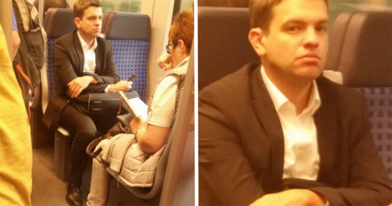 Άντρας στο μετρό της Γερμανίας μοιάζει με κάποιον που όλοι μας γνωρίζουμε πολύ καλά
