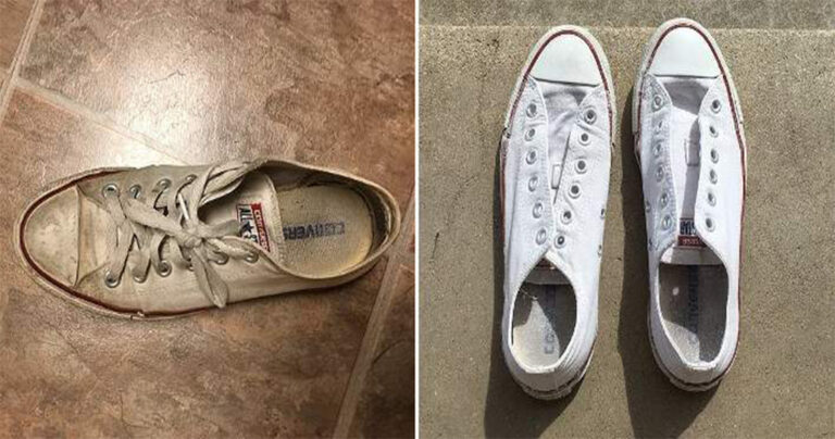 Καθάρισε τα παπούτσια της και έγινε διάσημη – Έκανε ξανά κατάλευκα τα βρόμικα All Star της