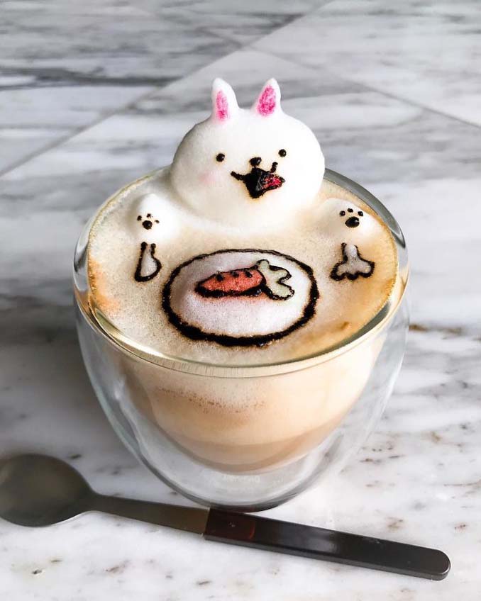 Εκπληκτική 3D Latte Art από μια 17χρονη (6)