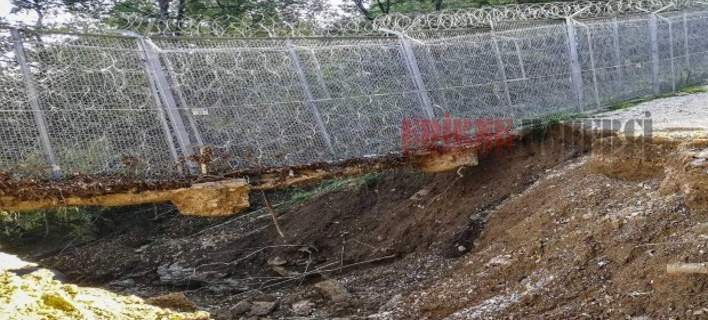 Έσκαψαν κάτω από φράχτη στον Έβρο για να περνούν παράνομοι μετανάστες