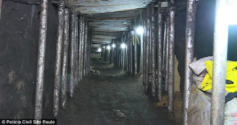 Συμμορία έσκαβε 4 μήνες τούνελ 500 μέτρων για να κλέψει την τράπεζα της Βραζιλίας