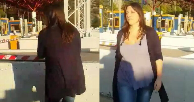 Η Ζωή Κωνσταντοπούλου σηκώνει τη μπάρα των διοδίων και περνά χωρίς να πληρώσει
