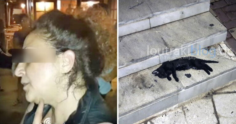 Λουτράκι: Άφησε το σκυλί της να φάει μια γάτα ζωντανή μπροστά στα μάτια παιδιών