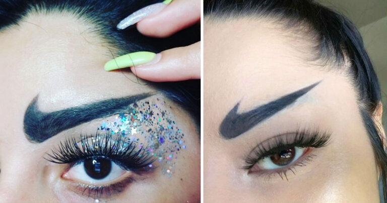 Φρύδια σε σχήμα Nike είναι η νέα πιο εξωφρενική μόδα στα κοινωνικά δίκτυα