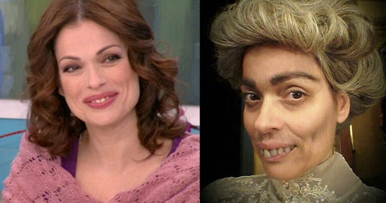 Η τρομερή μεταμόρφωση της Δάφνης Λαμπρόγιαννη για τις ανάγκες παράστασης