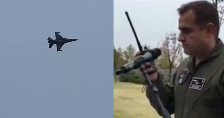 Mήνυμα πιλότου μέσα από F16: «Οι ήρωες πολεμούν ως Έλληνες – Χρόνια πολλά Ελλάδα!»