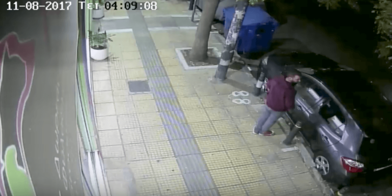 Κλέφτης αρπάζει αυτοκίνητο στο Παγκράτι σε χρόνο ρεκόρ