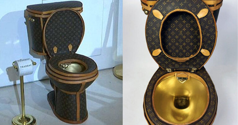 Η πιο ακριβή τουαλέτα στον κόσμο είναι φτιαγμένη από 24 τσάντες Louis Vuitton