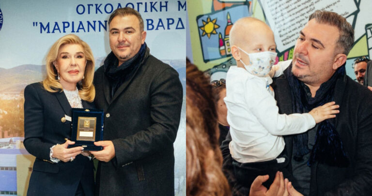 O Αντώνης Ρέμος βραβεύτηκε για το φιλανθρωπικό του έργο