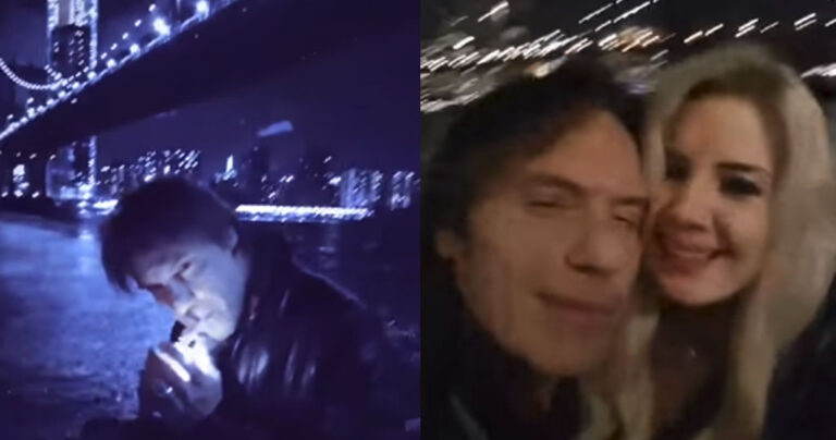 Ο Τζώρτζογλου κάνει πρόταση γάμου στην αγαπημένη του κάτω από τη γέφυρα του Μπρούκλιν