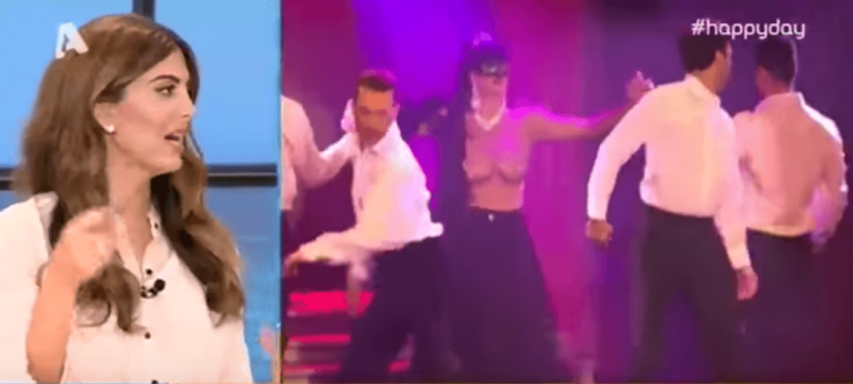 Η τόπλες εμφάνιση της Κορινθίου στο θέατρο και τα σχόλια της Τσιμτσιλή