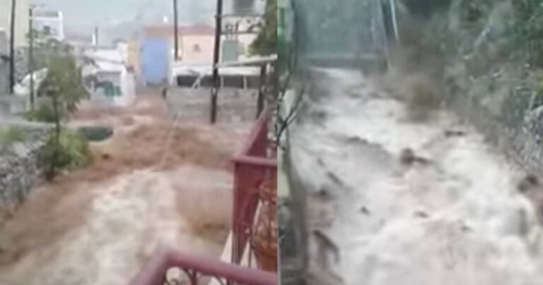 Σύμη: Η κακοκαιρία διέλυσε το νησί και κατάπιε περιουσίες