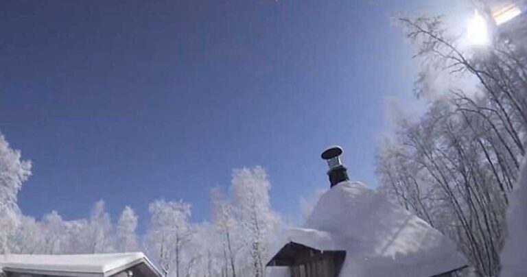 Η νύχτα έγινε μέρα στη Λαπωνία από πτώση μετεωρίτη